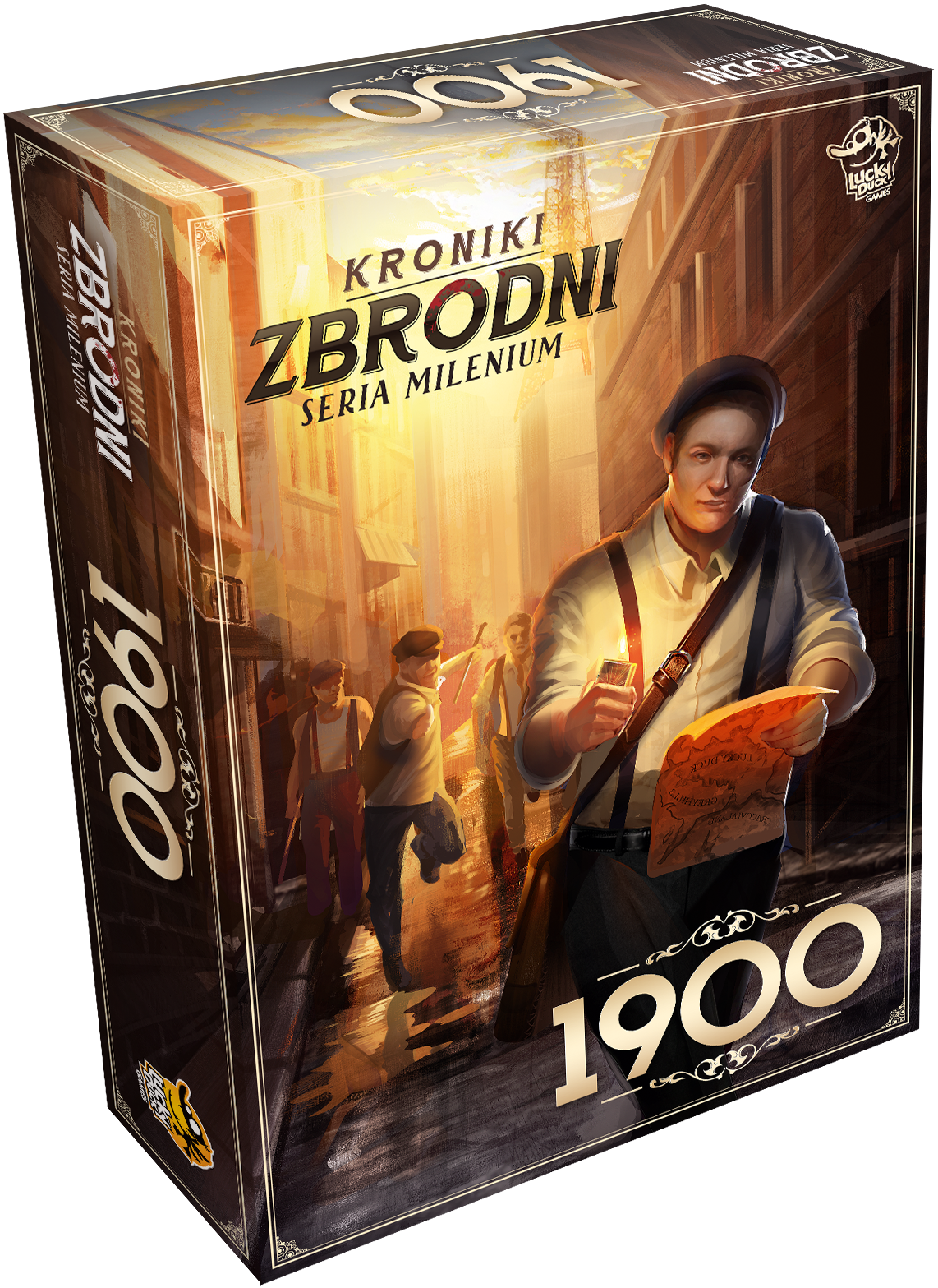 DETEKTYWISTYCZNA GRA PLANSZOWA KRONIKI ZBRODNI: 1900 - LUCKY DUCK GAMES - premiera