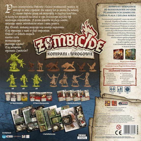 ZOMBICIDE: KOMPANI I WROGOWIE